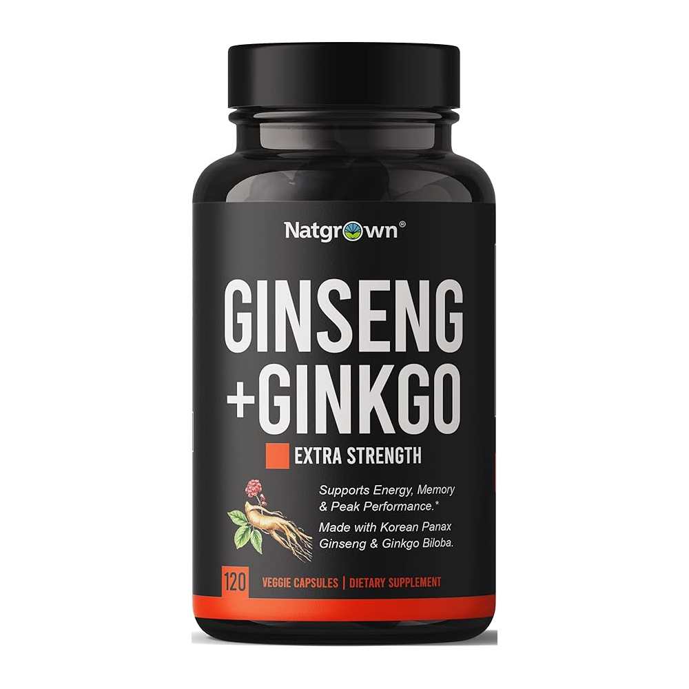 Natgrown Ginseng + Ginkgo 120 Caps
