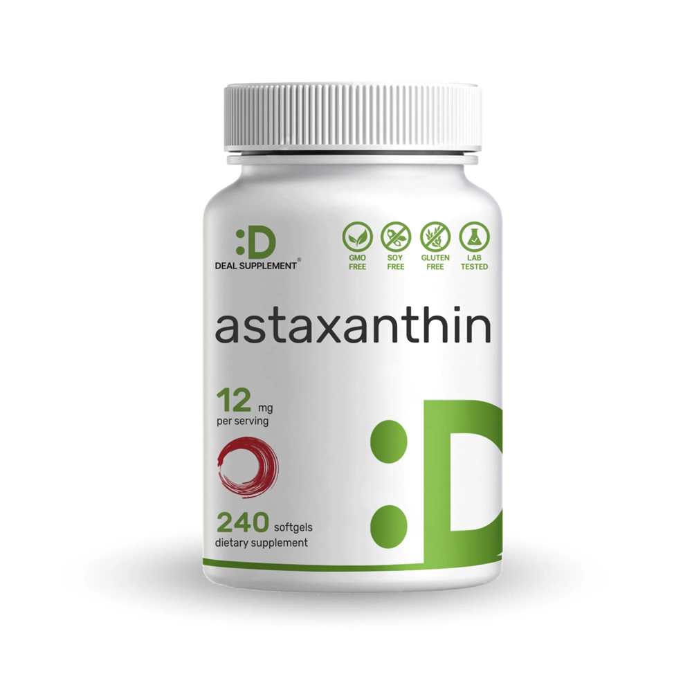 Deal Supplement Astaxanthin 12mg, 240 Mini Softgels