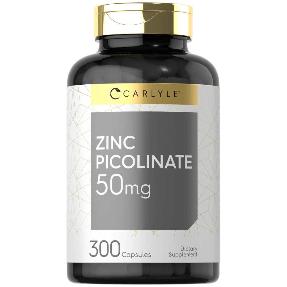 Carlyle Nutritionals Zinc Picolinate 50mg | 300 Capsules