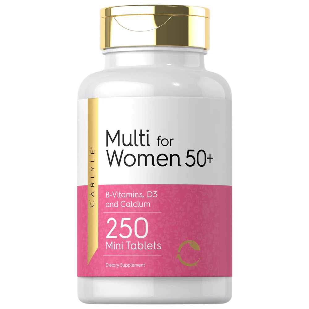 Carlyle Nutritionals Multivitamin for Women 50+ | 250 Mini Tablets