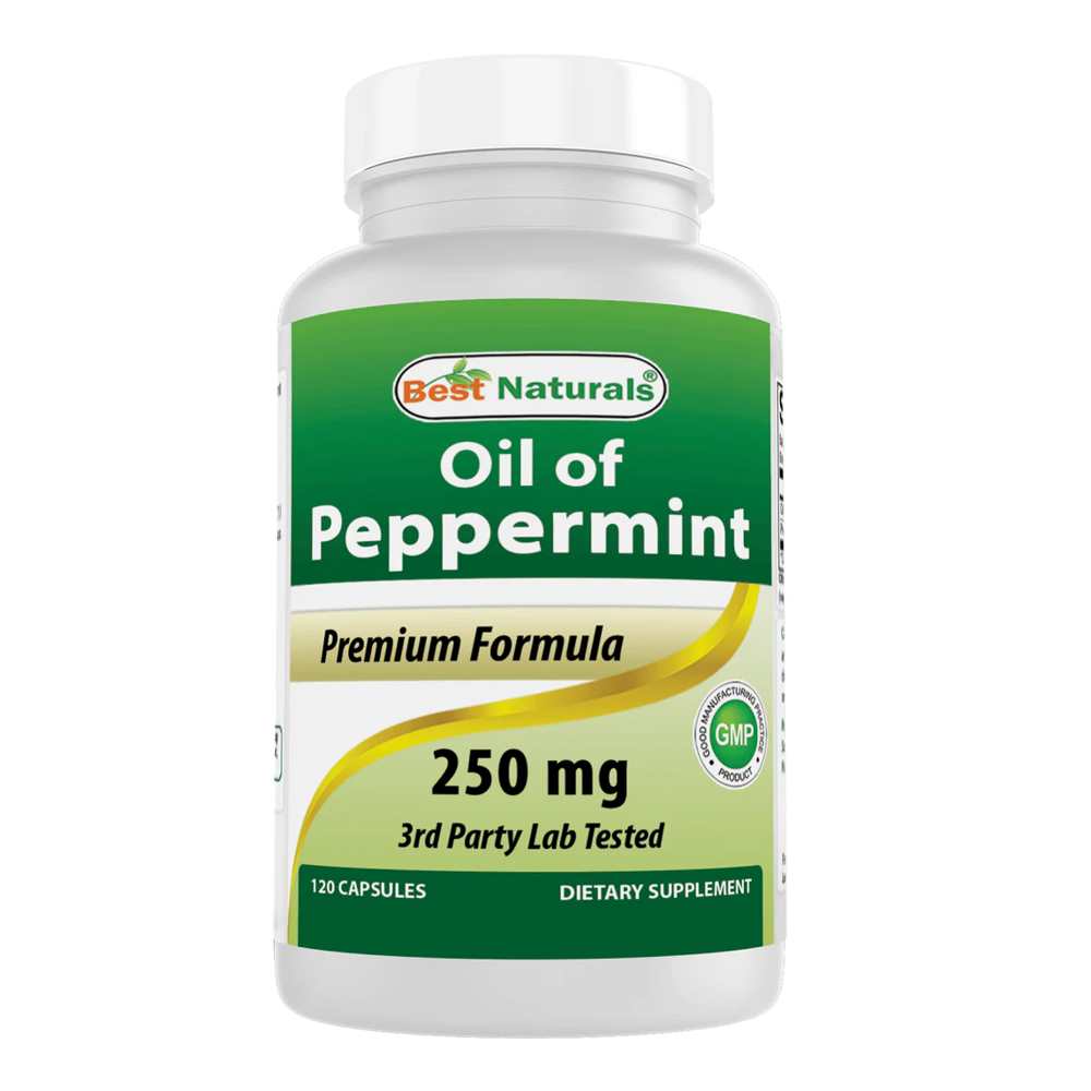 Best Naturals Peppermint oil 250 mg 120 Capsules