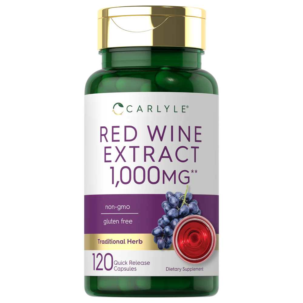 Carlyle Nutritionals Red Wine Extract | 120 Capsules