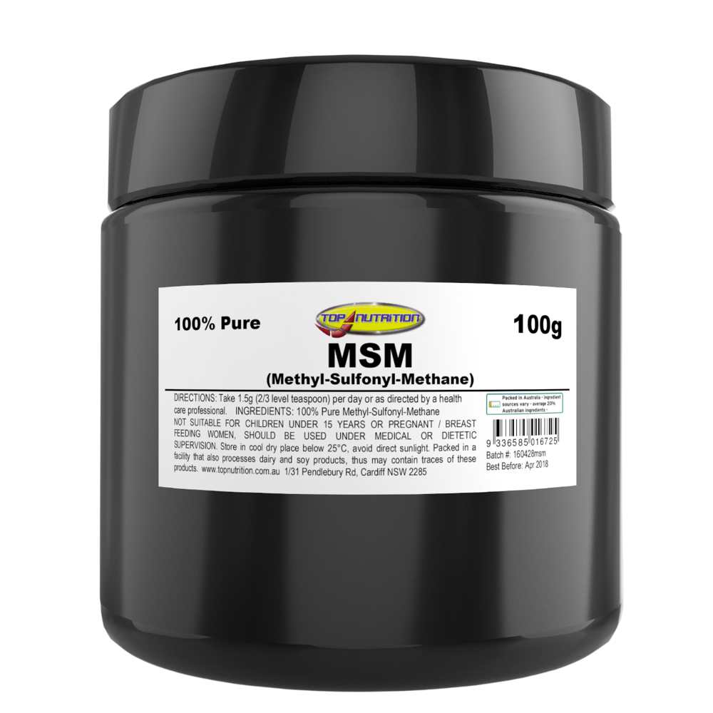 Top Nutrition Msm (methyl-Sulfonyl-Methane) 100g