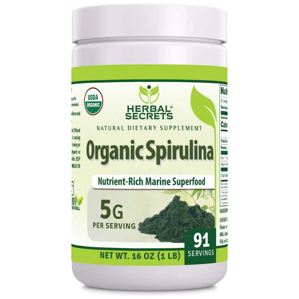 Herbal Secrets Spirulina Powder 16 0z