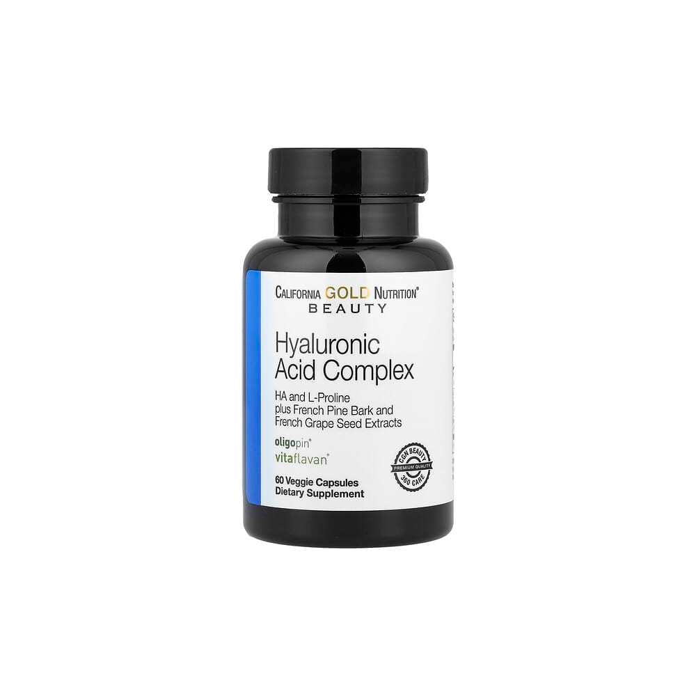 California Gold Nutrition, Hyaluronic Acid Complex 60 caps