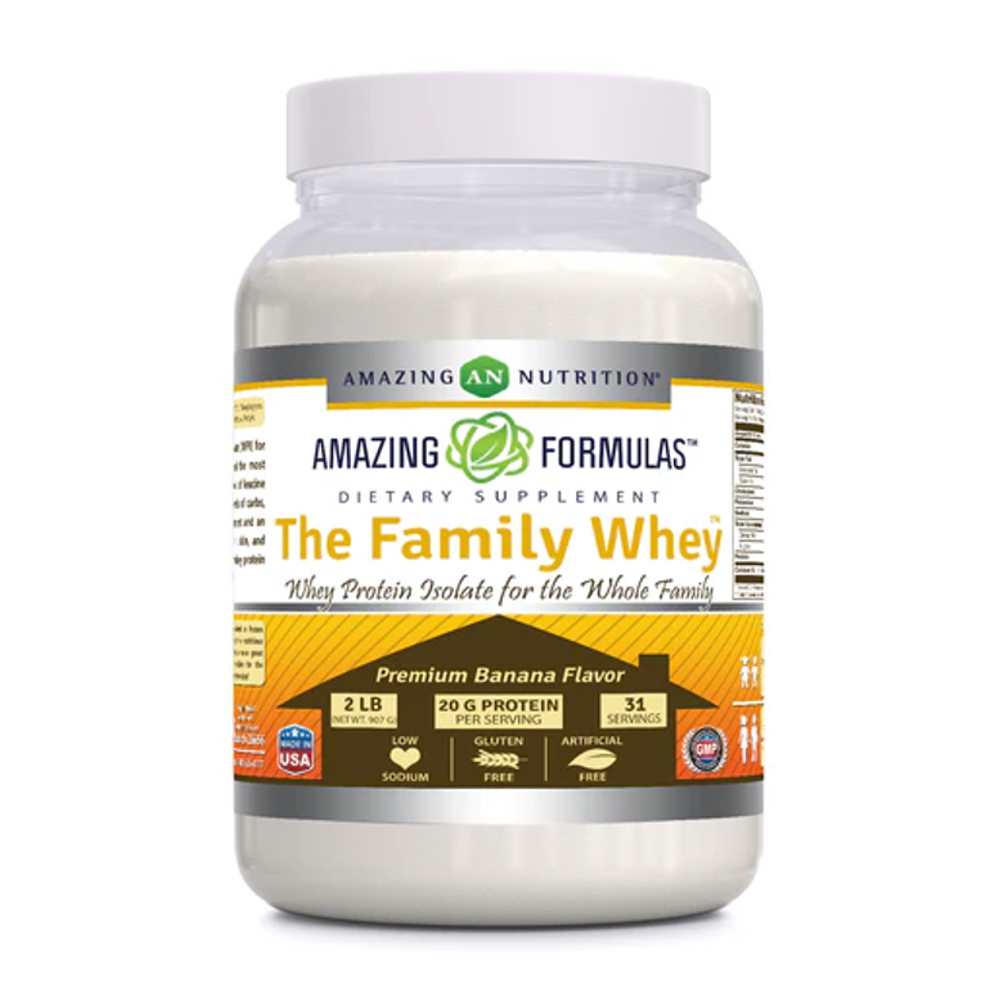 Amazing Formulas the Family Whey 20 Grams Protein Banana Flavor 907g