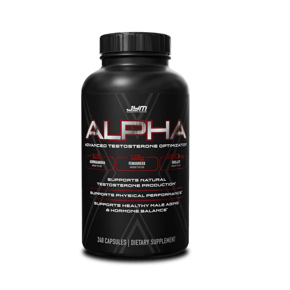 JYM Alpha Advanced Testosterone Optimization – 240 Capsules