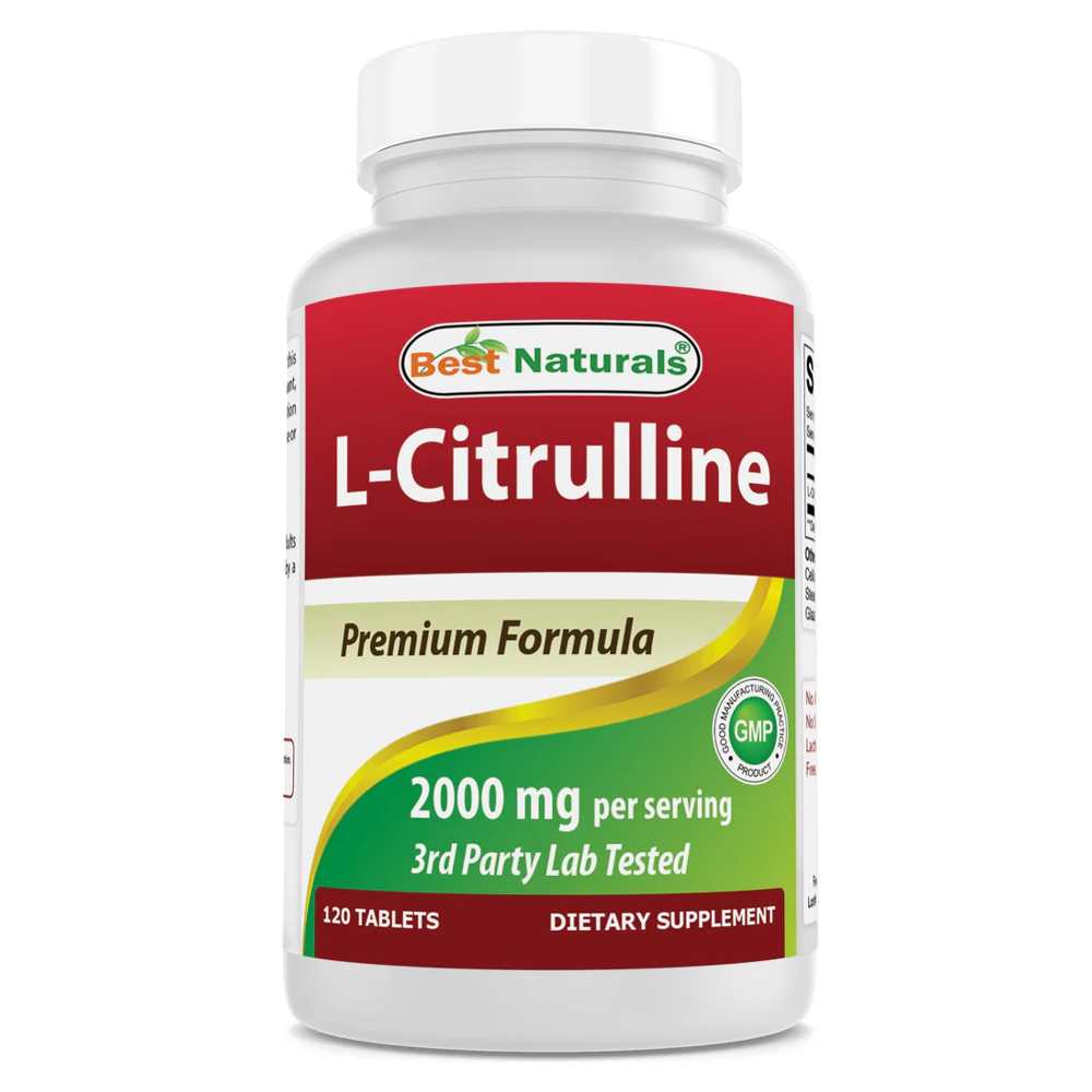 Best Naturals L-Citrulline 2000mg/Serving 120 Tablets