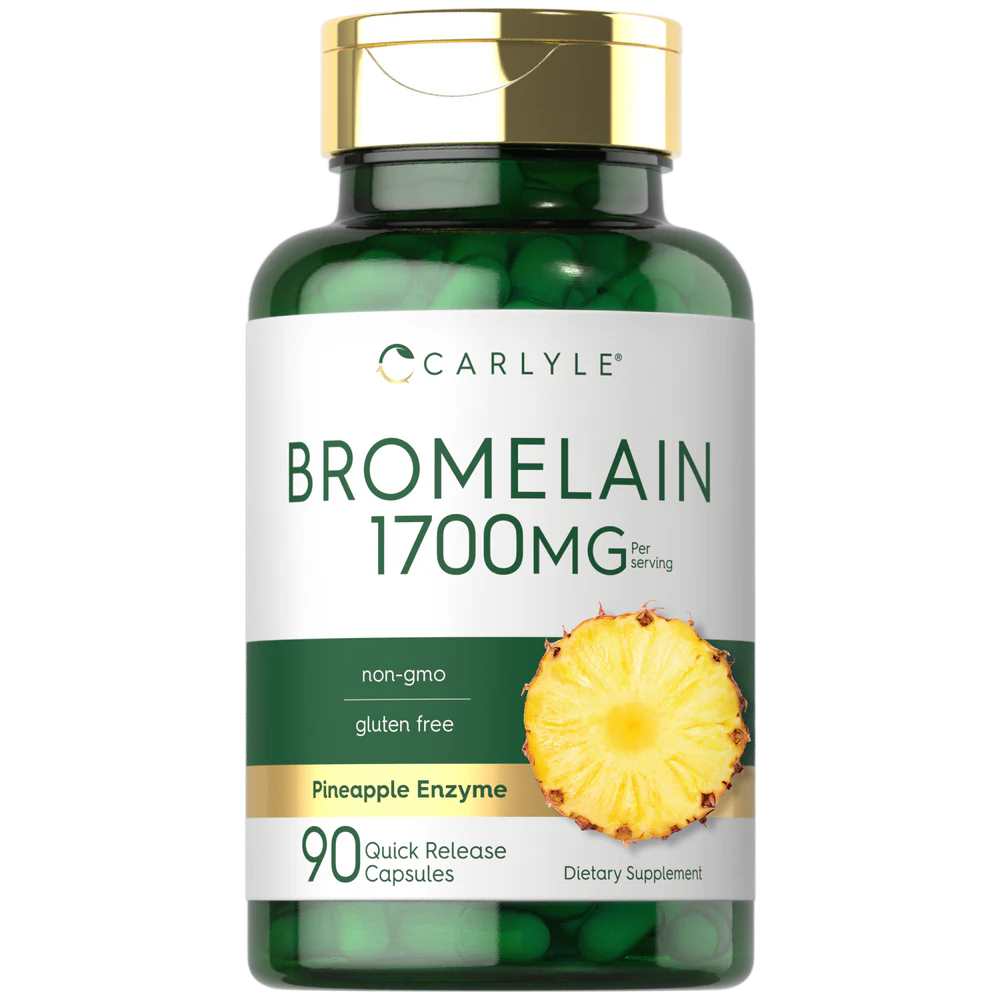 Carlyle Nutritionals Bromelain 1700 mg per serving | 90 Capsules