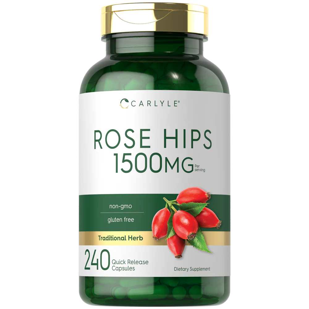 Carlyle Nutritionals Rose Hips 1500mg per serving | 240 Capsules