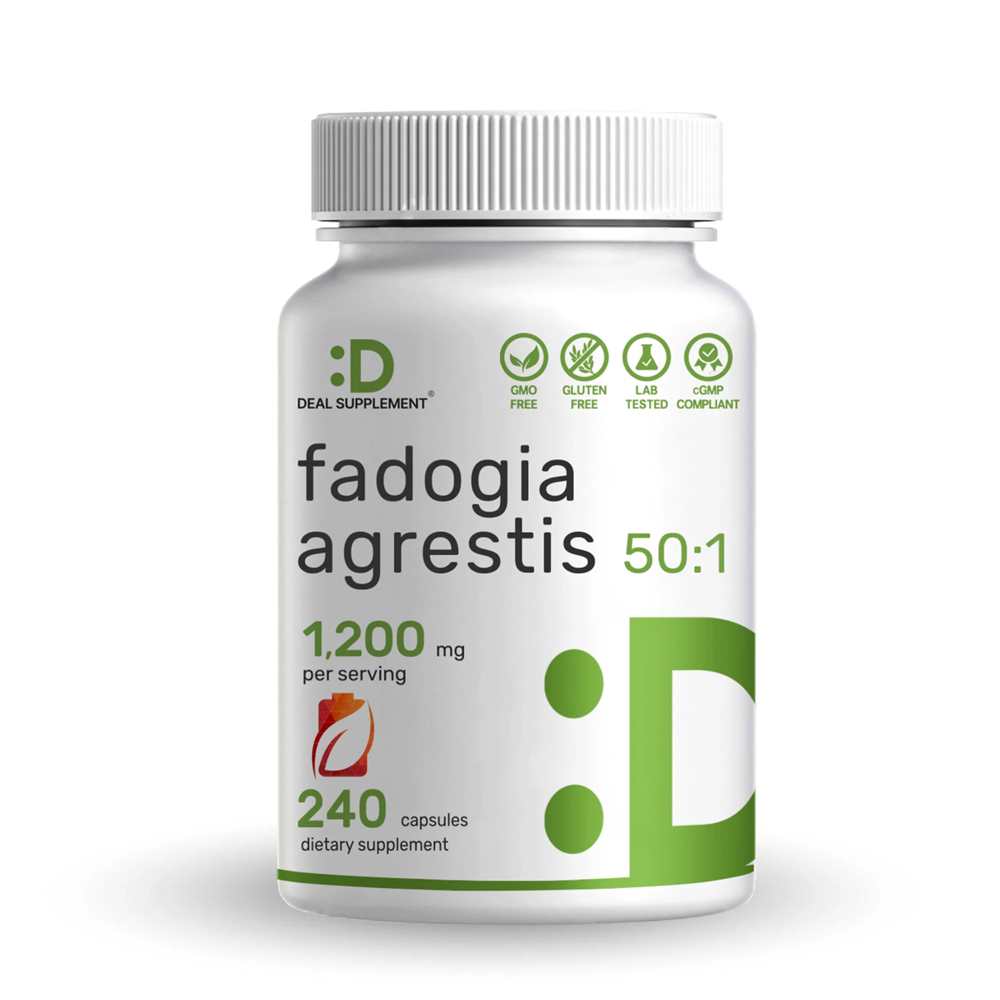 Deal Supplement Fadogia Agrestis Extract 1200mg Per Serving, 240 Capsules