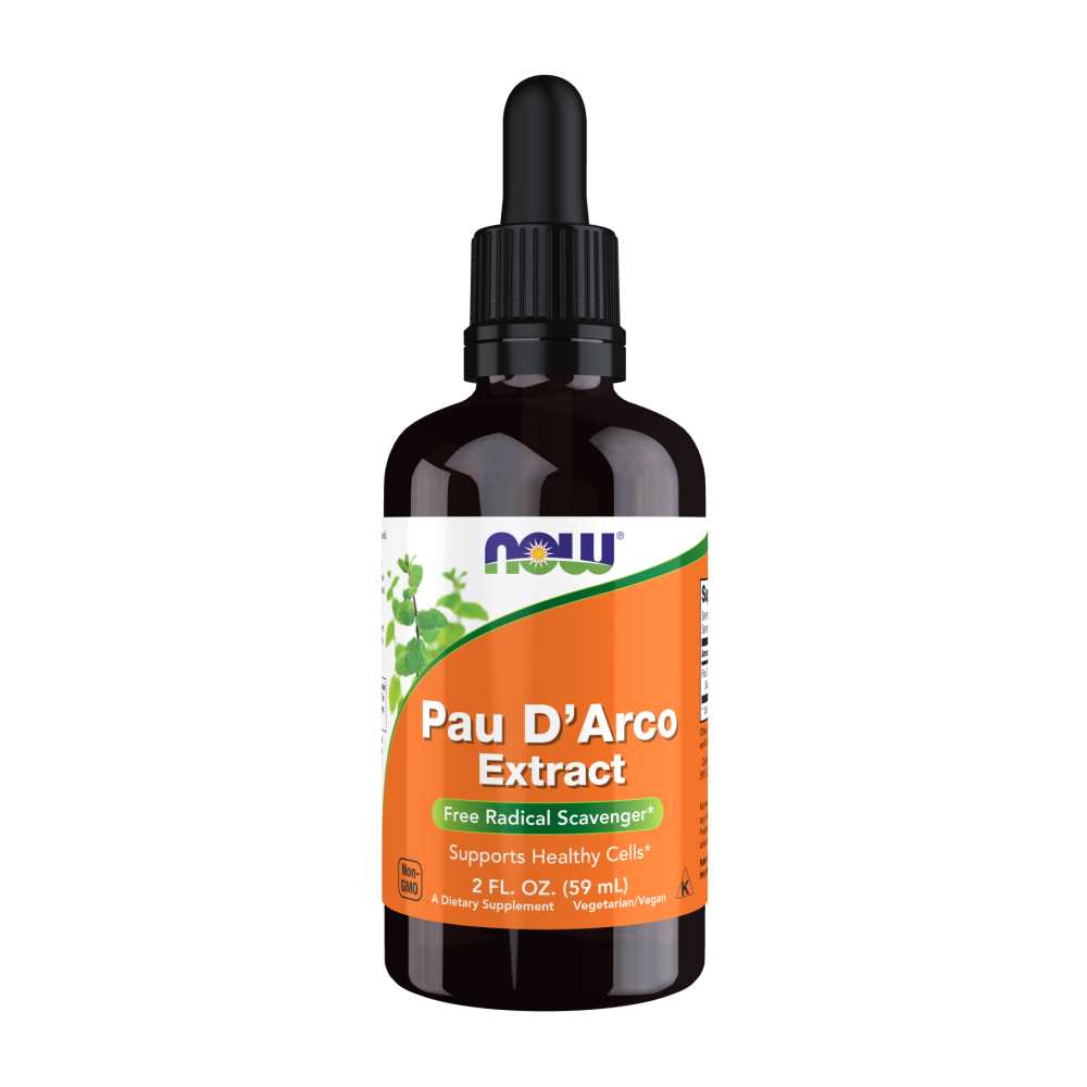 Now Foods Pau D'arco Extract – Cellular Health & Free Radical Support – 2 Fl Oz (59 M L)