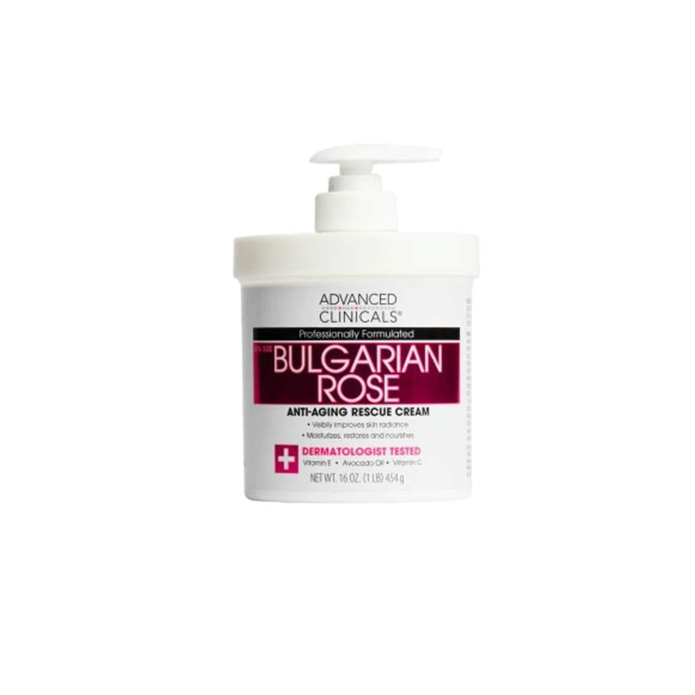 Advanced Clinicals Bulgarian Rose Body Cream 454g