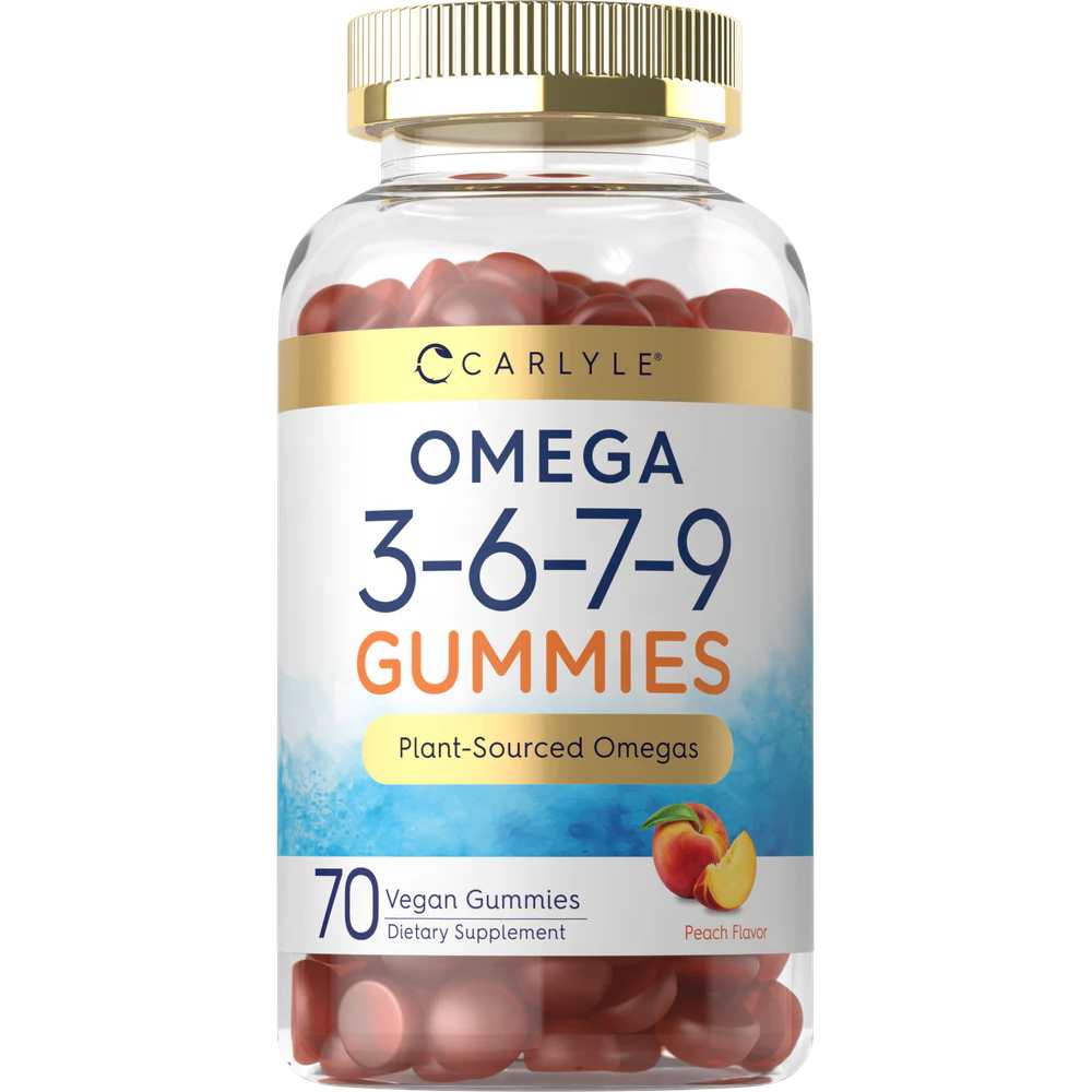 Carlyle Nutritionals Omega 3 6 7 9 | 70 Gummies