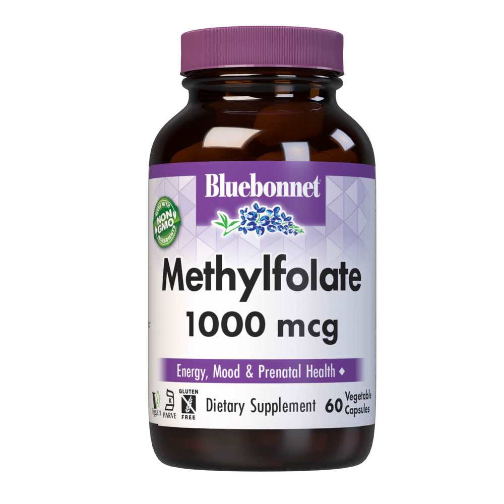 Bluebonnet Nutrition Cellular Active Methylfolate 1000 Mcg 60 Caps