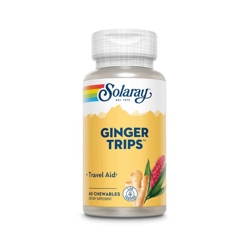 Solaray Ginger Trips 60 chewables