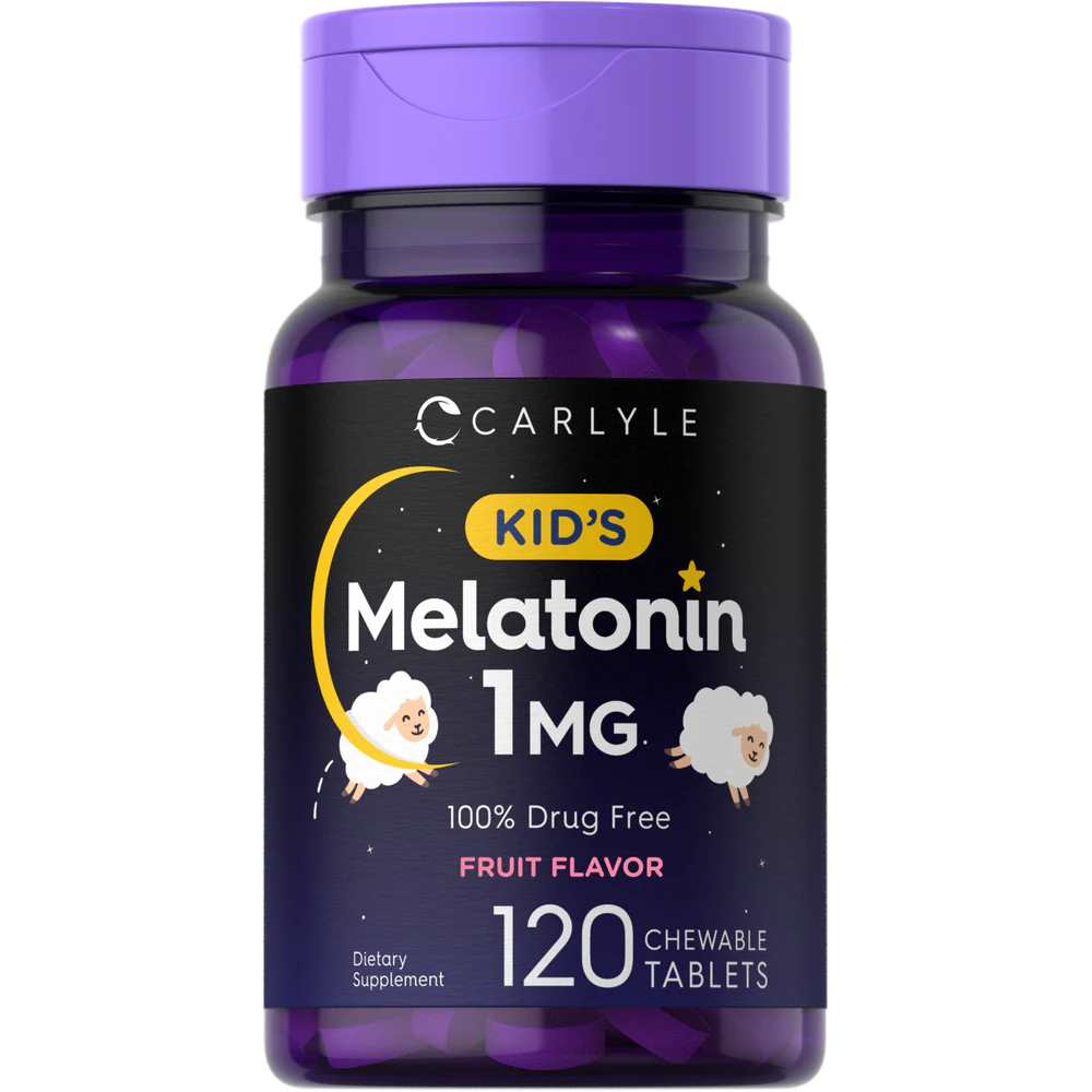 Carlyle Nutritionals Melatonin 1mg for Kids | 120 Tablets
