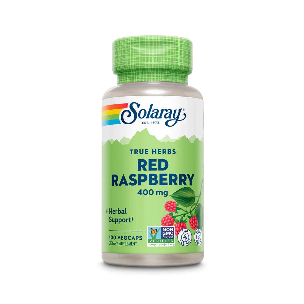 Solaray Red Raspberry Leaf 400mg 100 Caps