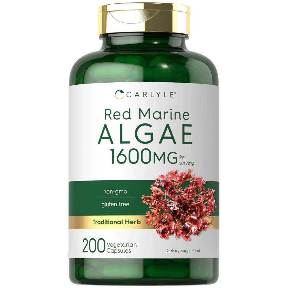 Carlyle Nutritionals Red Marine Algae 1600mg per serving | 200 Capsules