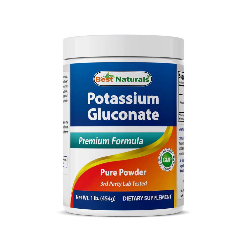 Best Naturals Potassium Gluconate 1 Lb Powder