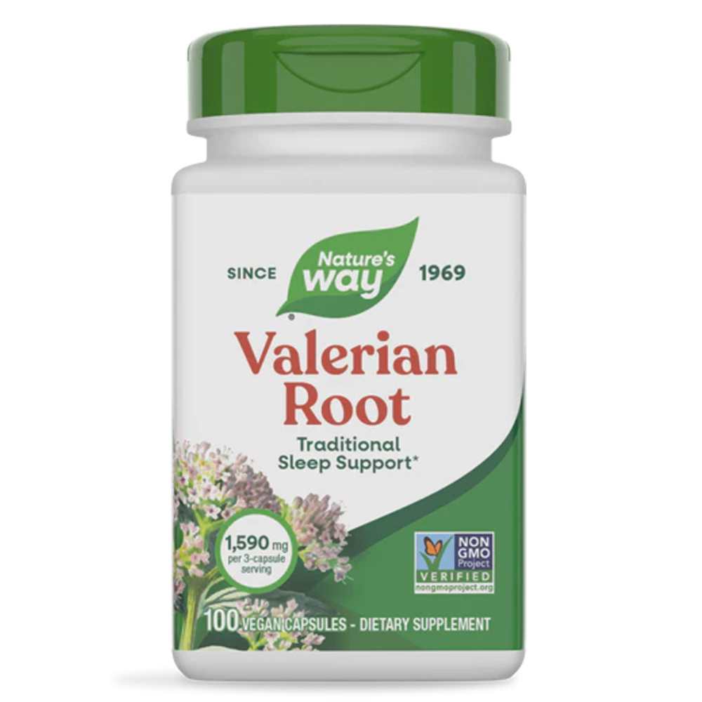Nature's Way Valerian Root | Sleep Support | 100 Vegan Capsules.