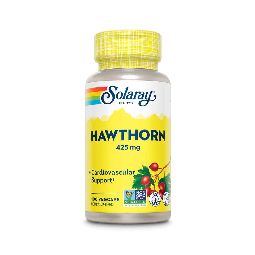 Solaray Hawthorn 425mg 100 Caps