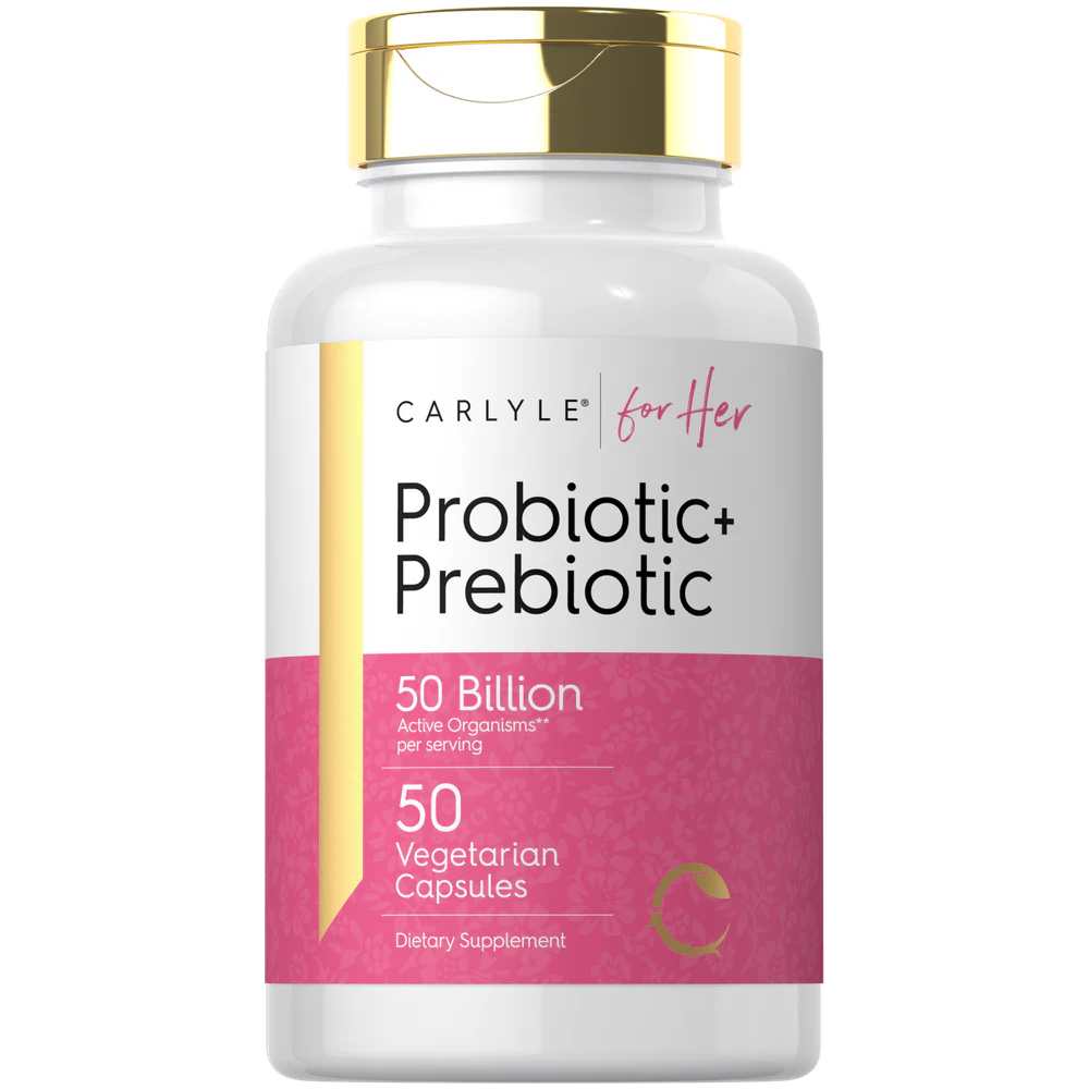 Carlyle Nutritionals Probiotic & Prebiotic for Women | 50 Capsules