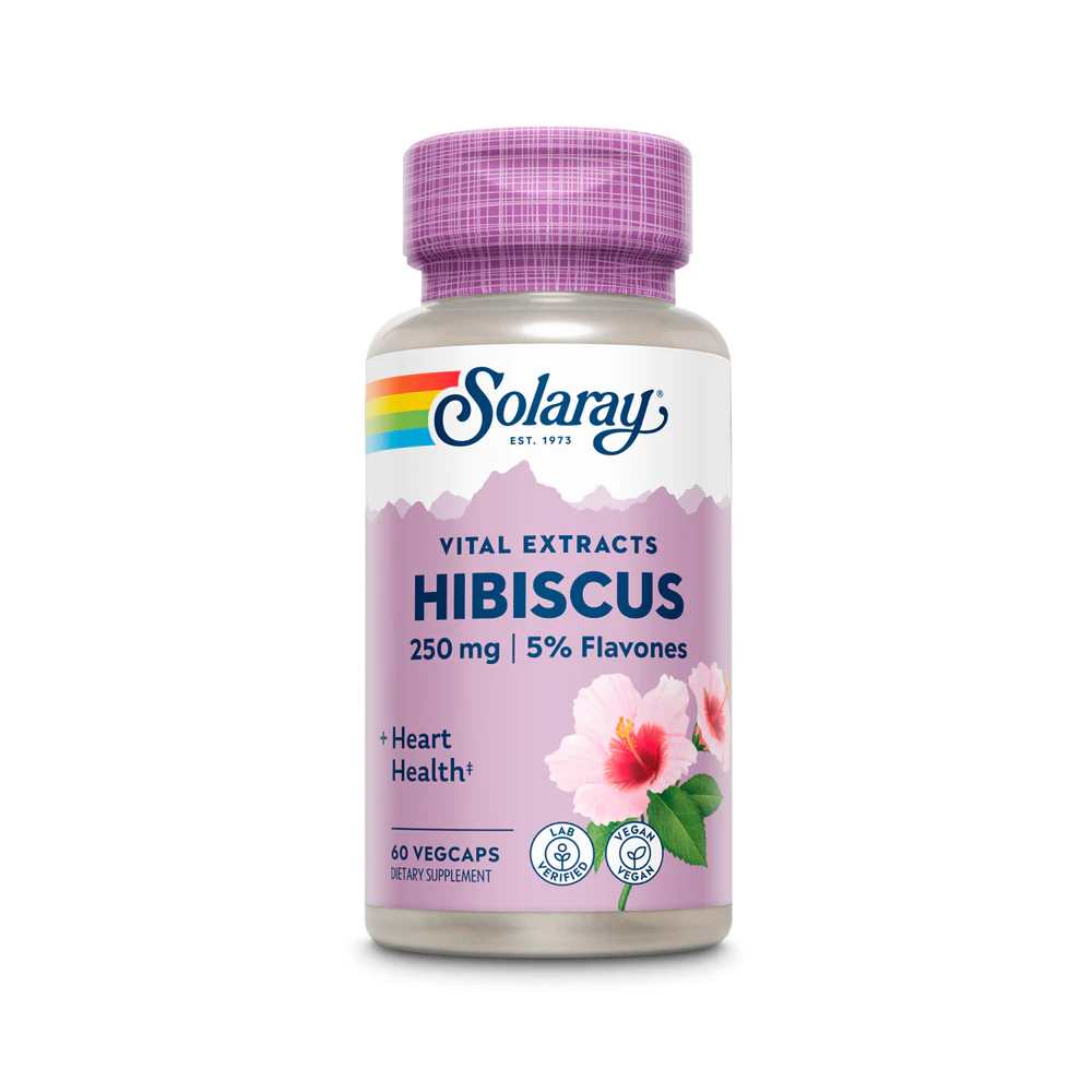 Solaray Hibiscus Flower Extract 250mg 60 Caps