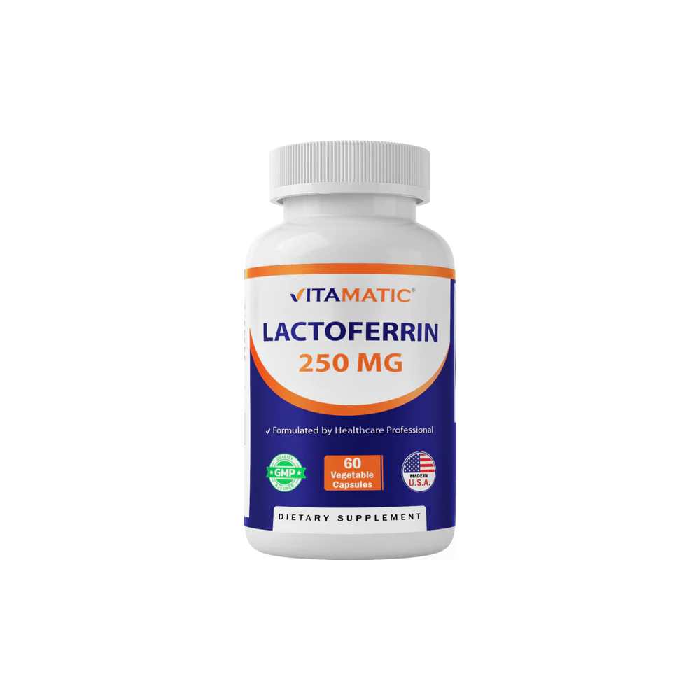 Vitamatic Lactoferrin 250 mg 60 Vegetable Capsules