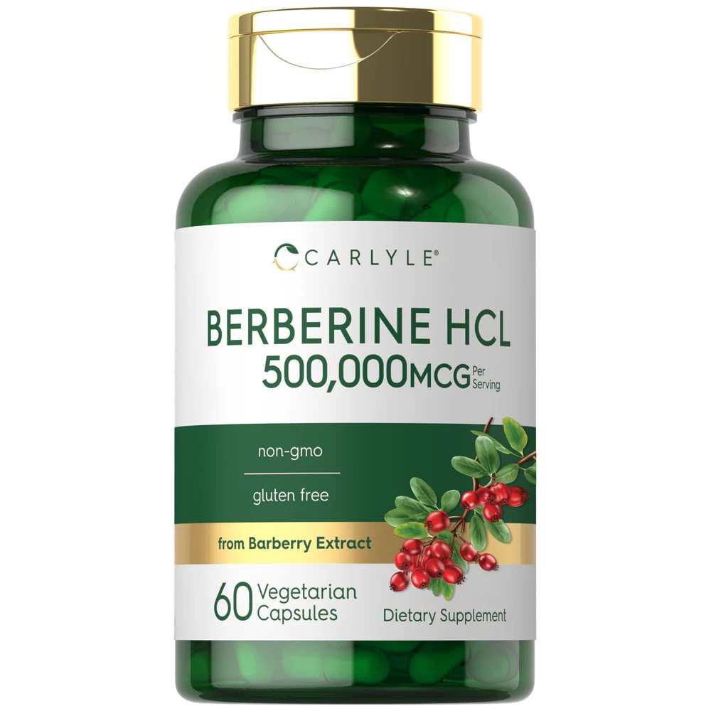 Carlyle Nutritionals Berberine 500000mcg per serving | 60 Capsules