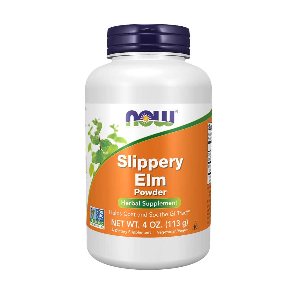 Now Foods Slippery Elm Powder – Soothes Gi Tract – 113g