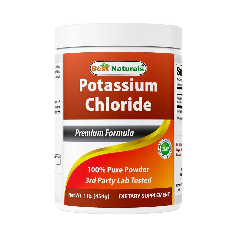 Best Naturals Potassium Chloride Pure Powder 1 Pound