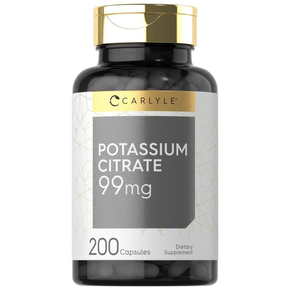 Carlyle Nutritionals Potassium Citrate 99mg | 200 Capsules