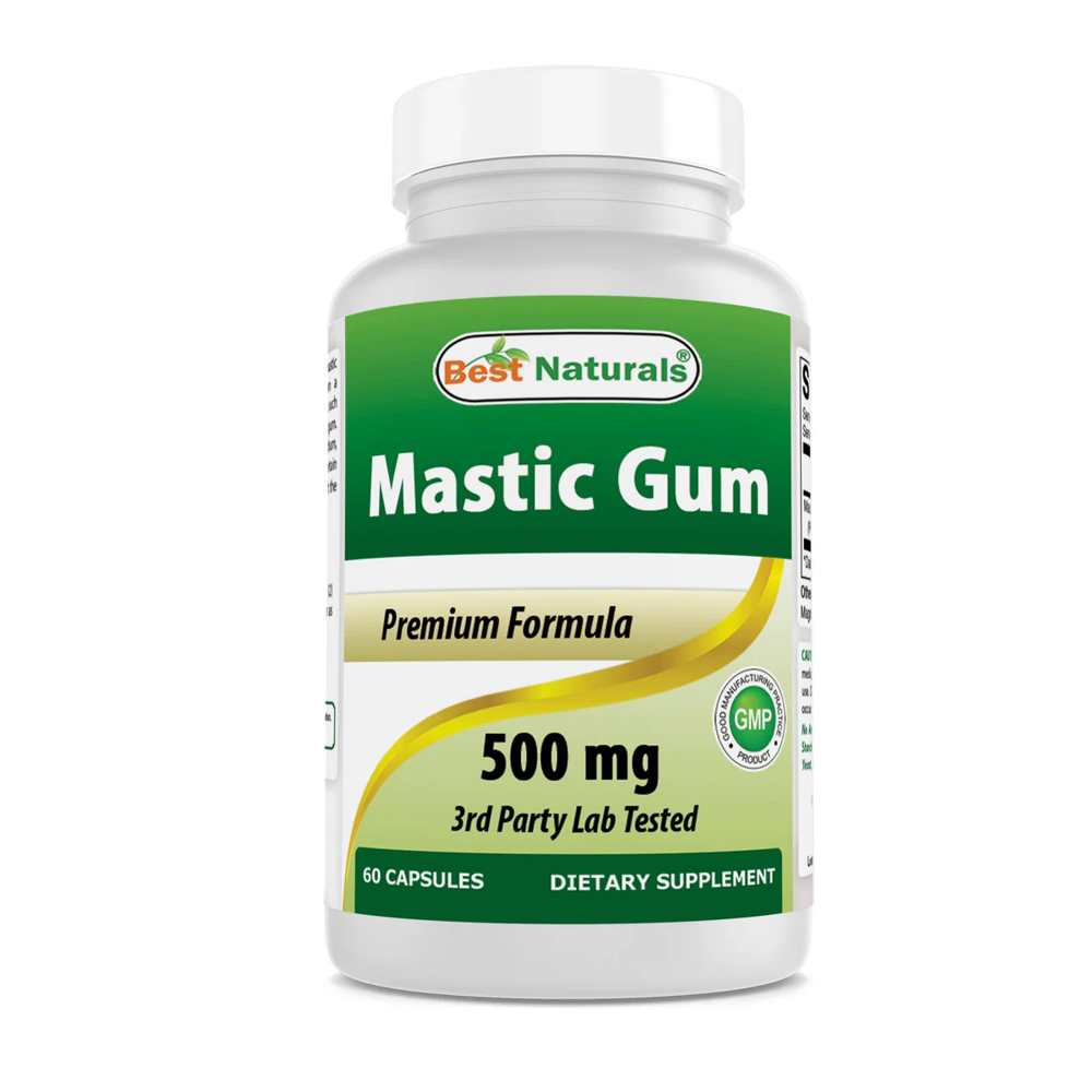 Best Naturals Mastic Gum 500 mg 60 Capsules