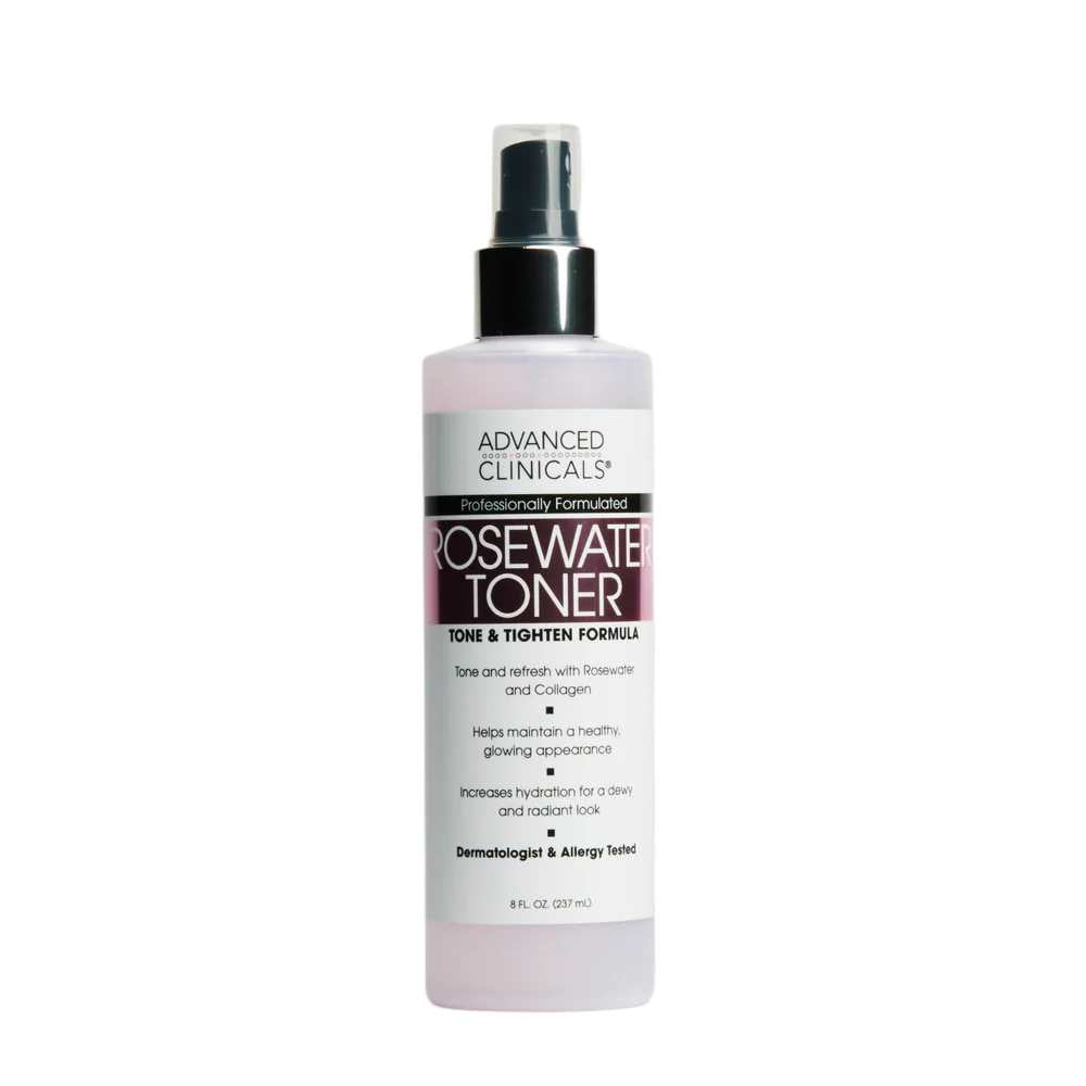 Advanced Clinicals Rosewater Face Toner 237ml