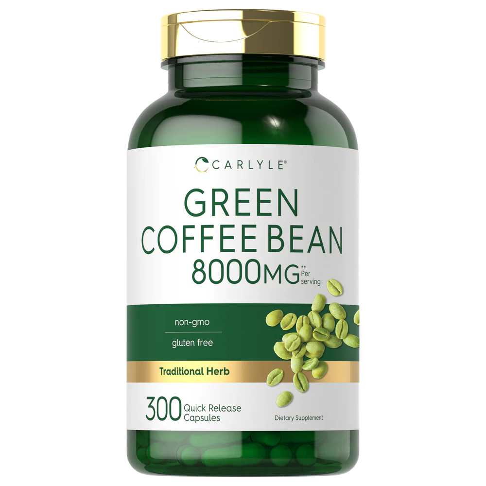 Carlyle Nutritionals Green Coffee Bean Extract 8000mg per serving | 300 Capsules