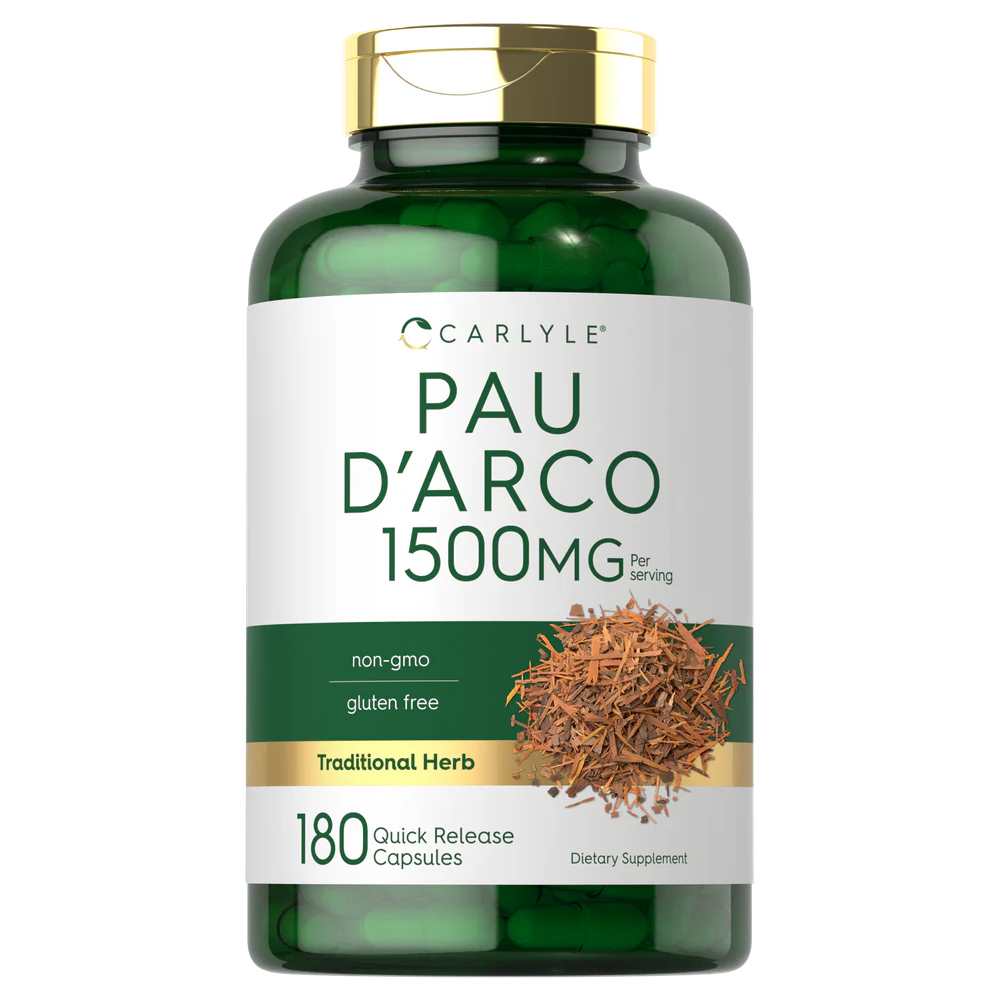 Carlyle Nutritionals Pau D'Arco 1500mg per serving | 180 Capsules
