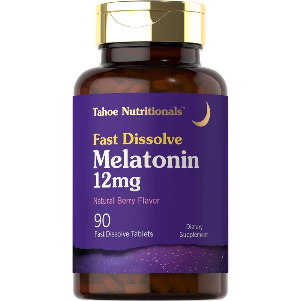 Tahoe Nutritionals Melatonin 12mg | 90 Tablets