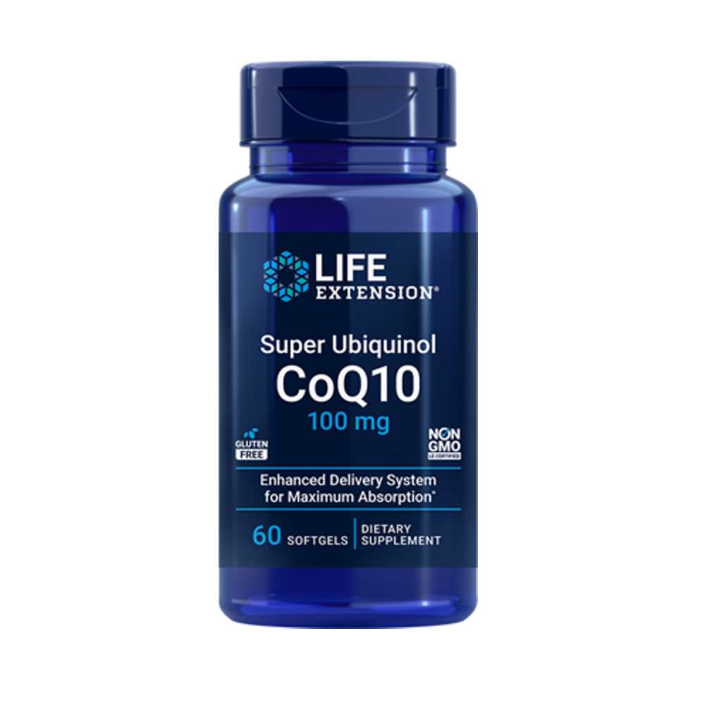 Life Extension Super Ubiquinol Co Q10 100 Mg, 60 Softgels