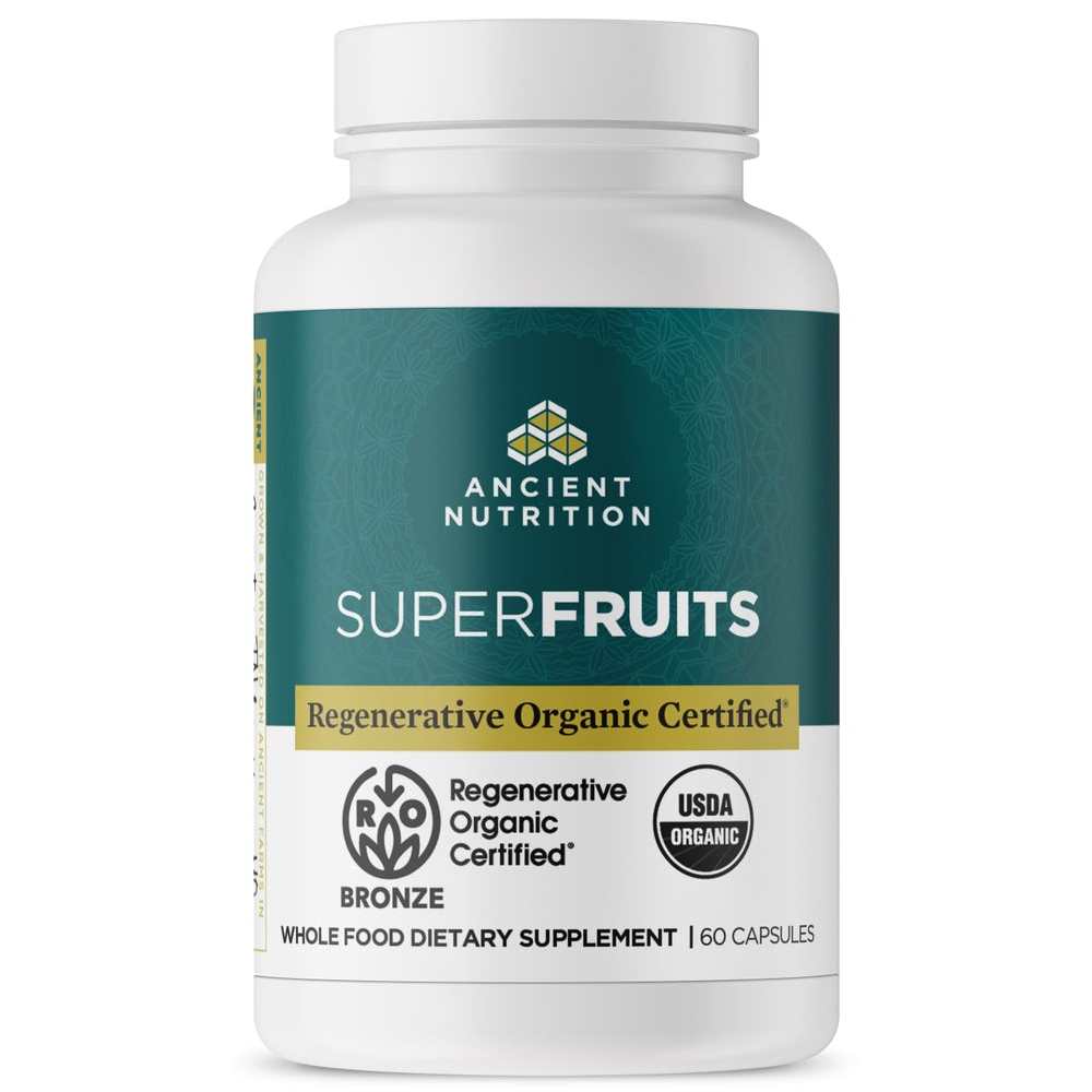 Ancient Nutrition Regenerative Organic Certified® SuperFruits 60 caps