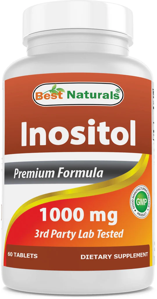 Best Naturals Inositol 1000 mg 120 Tablets
