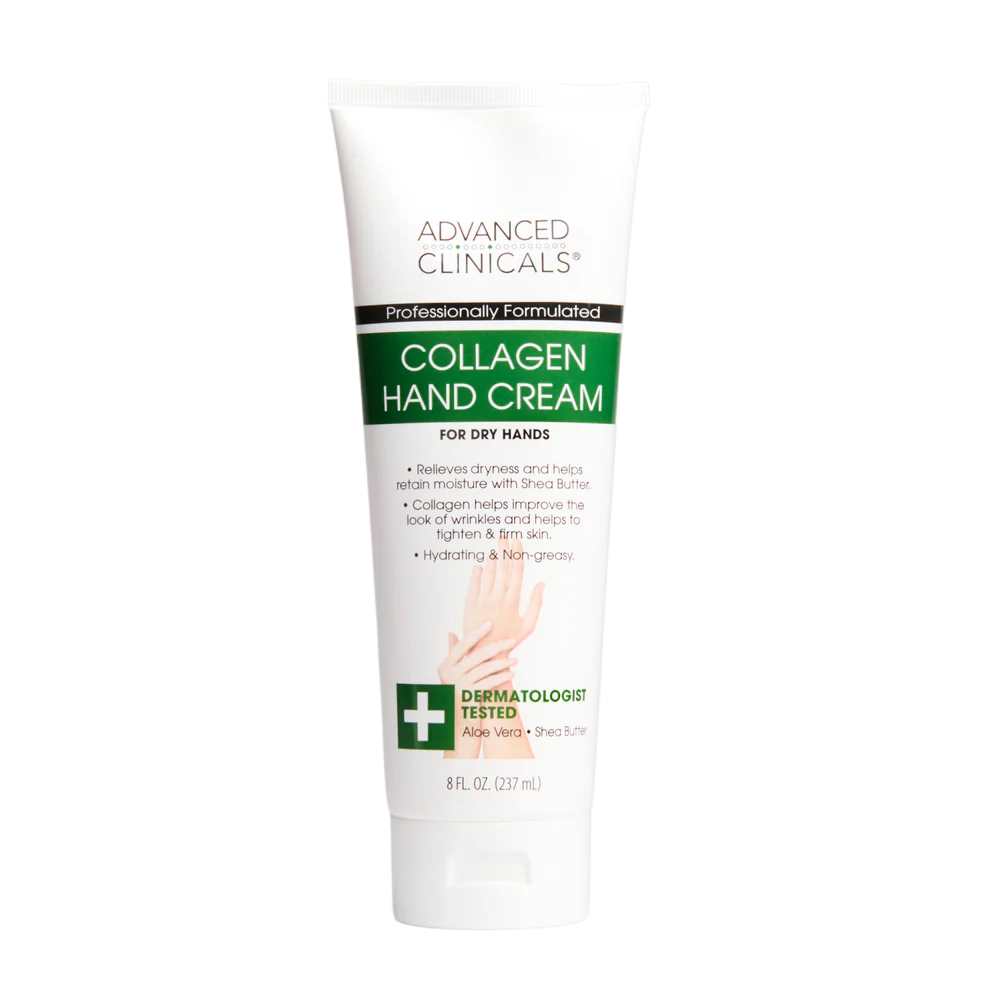 Advanced Clinicals Collagen Hand Cream 237ml