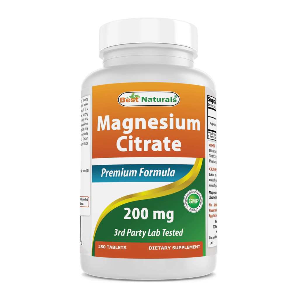 Best Naturals Magnesium Citrate 400 mg 250 tablets