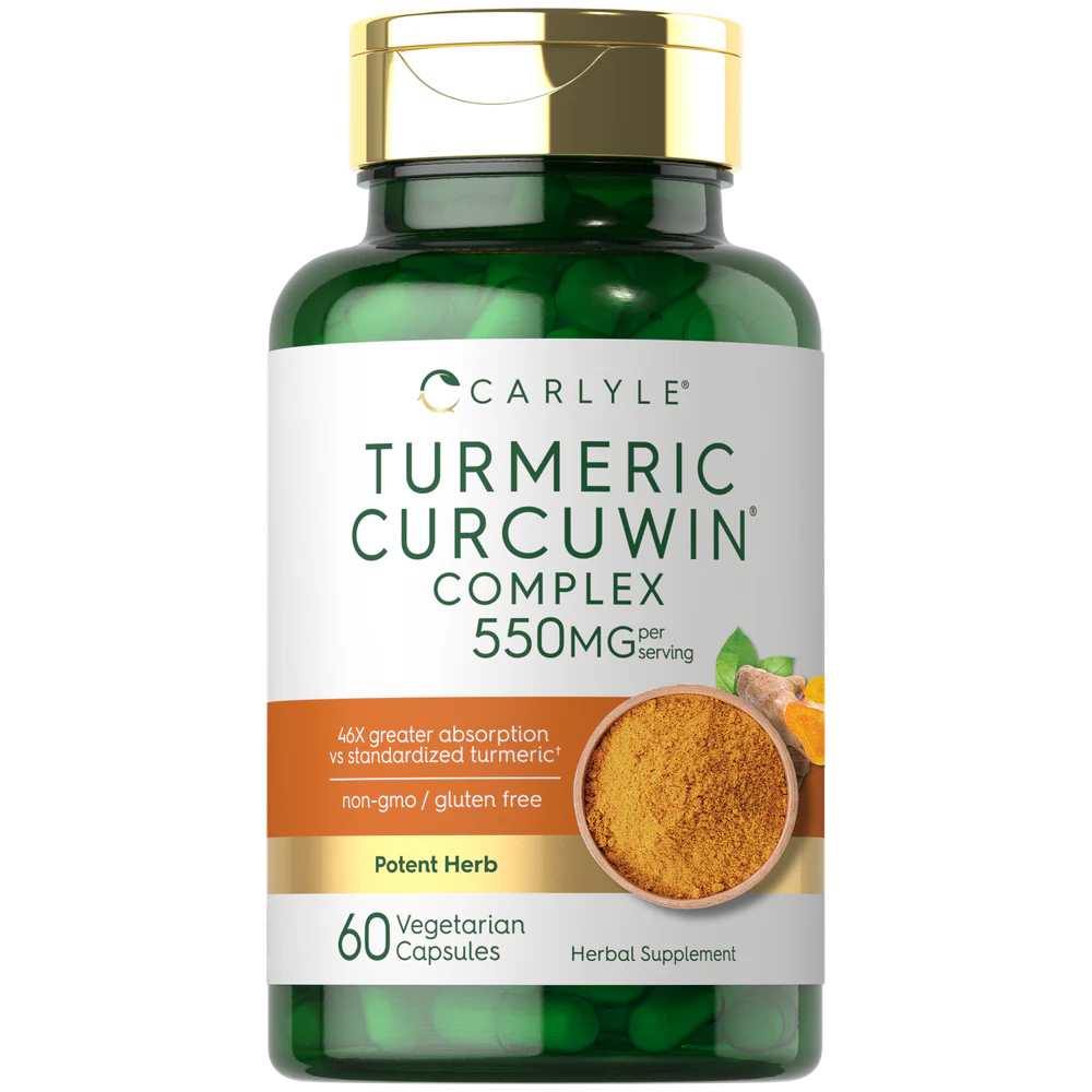 Carlyle Nutritionals Turmeric 550mg per serving | 60 Capsules