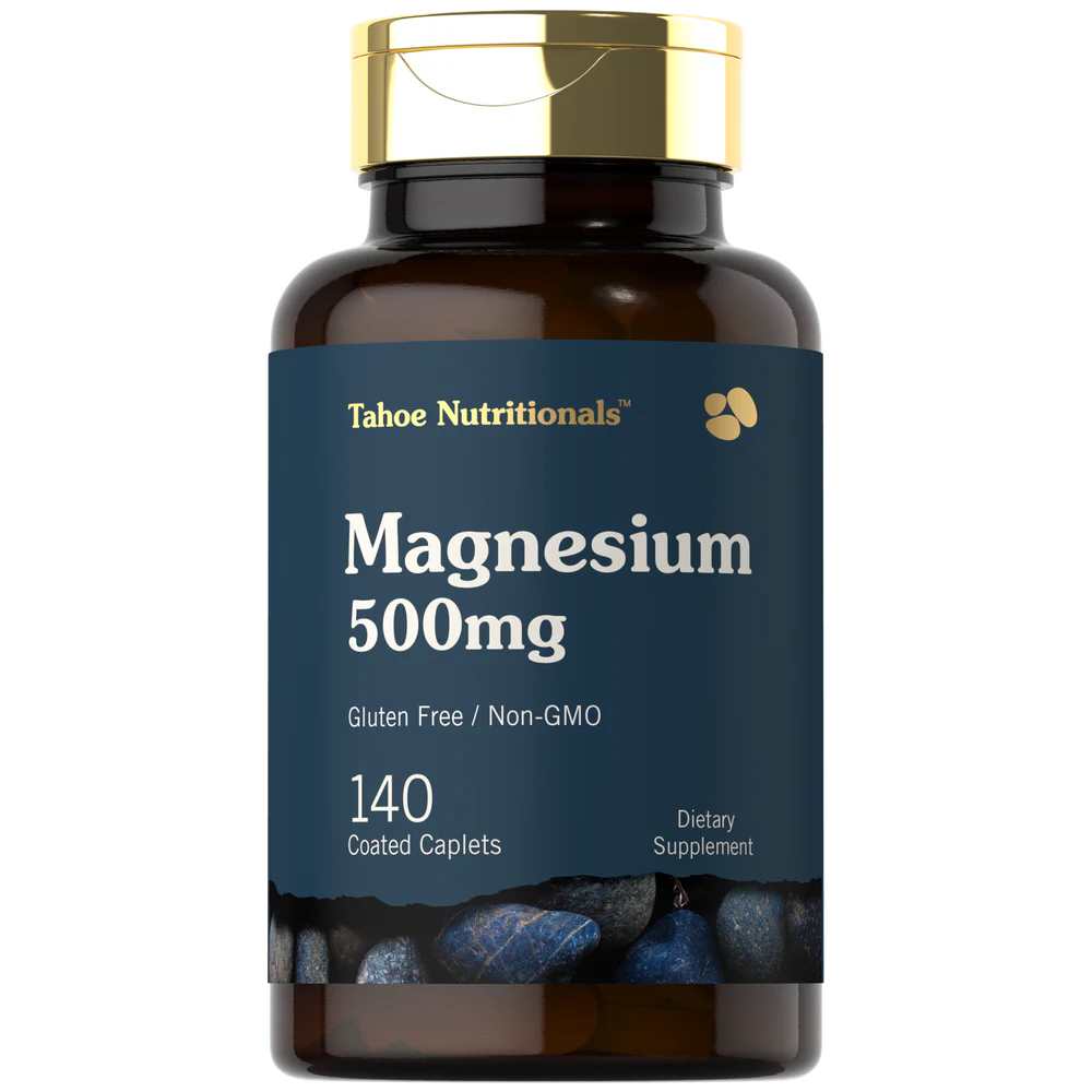 Tahoe Nutritionals Magnesium 500mg per serving | 140 Caplets