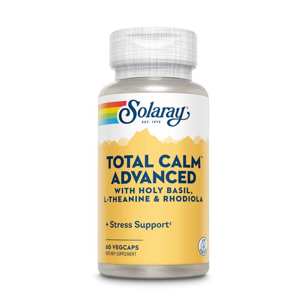 Solaray Total Calm Advanced, Mood 60 Caps