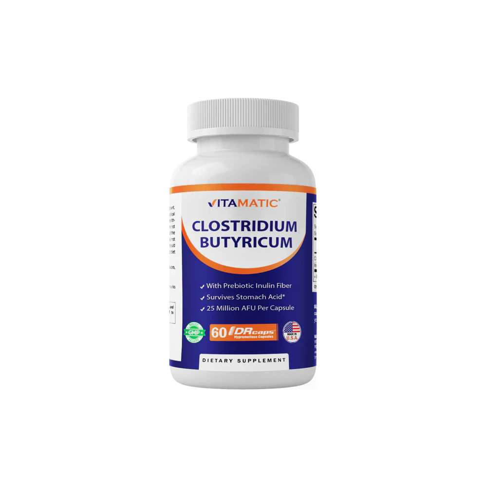 Vitamatic Clostridium butyricum 25 Million AFU - 60 DRCapsules