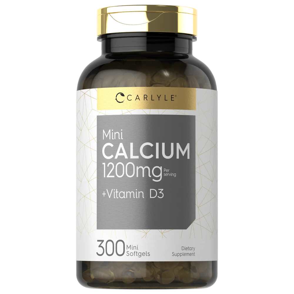 Carlyle Nutritionals Calcium with Vitamin D-3 | 300 Softgels