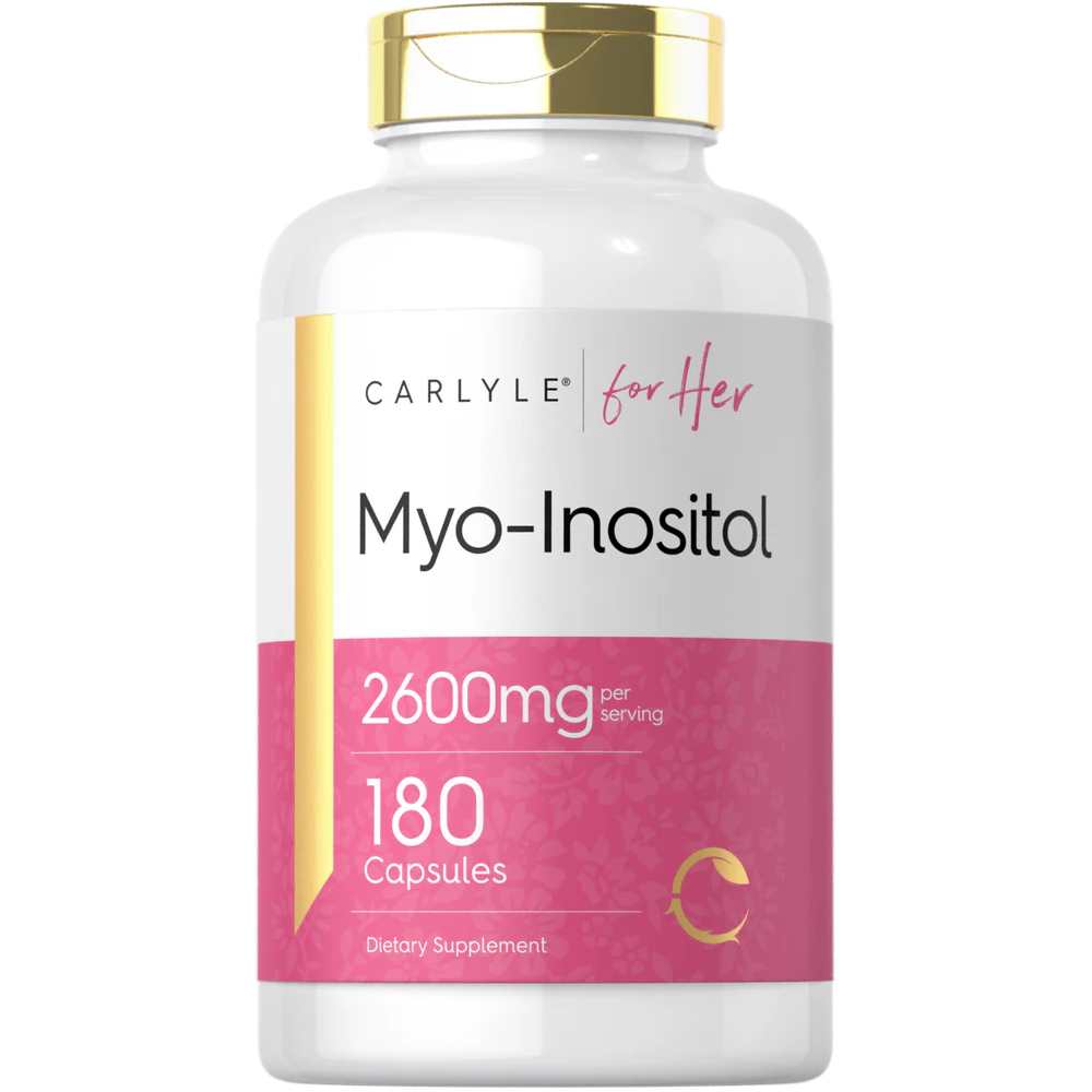Carlyle Nutritionals Myo-Inositol 2600mg per serving | 180 Capsules