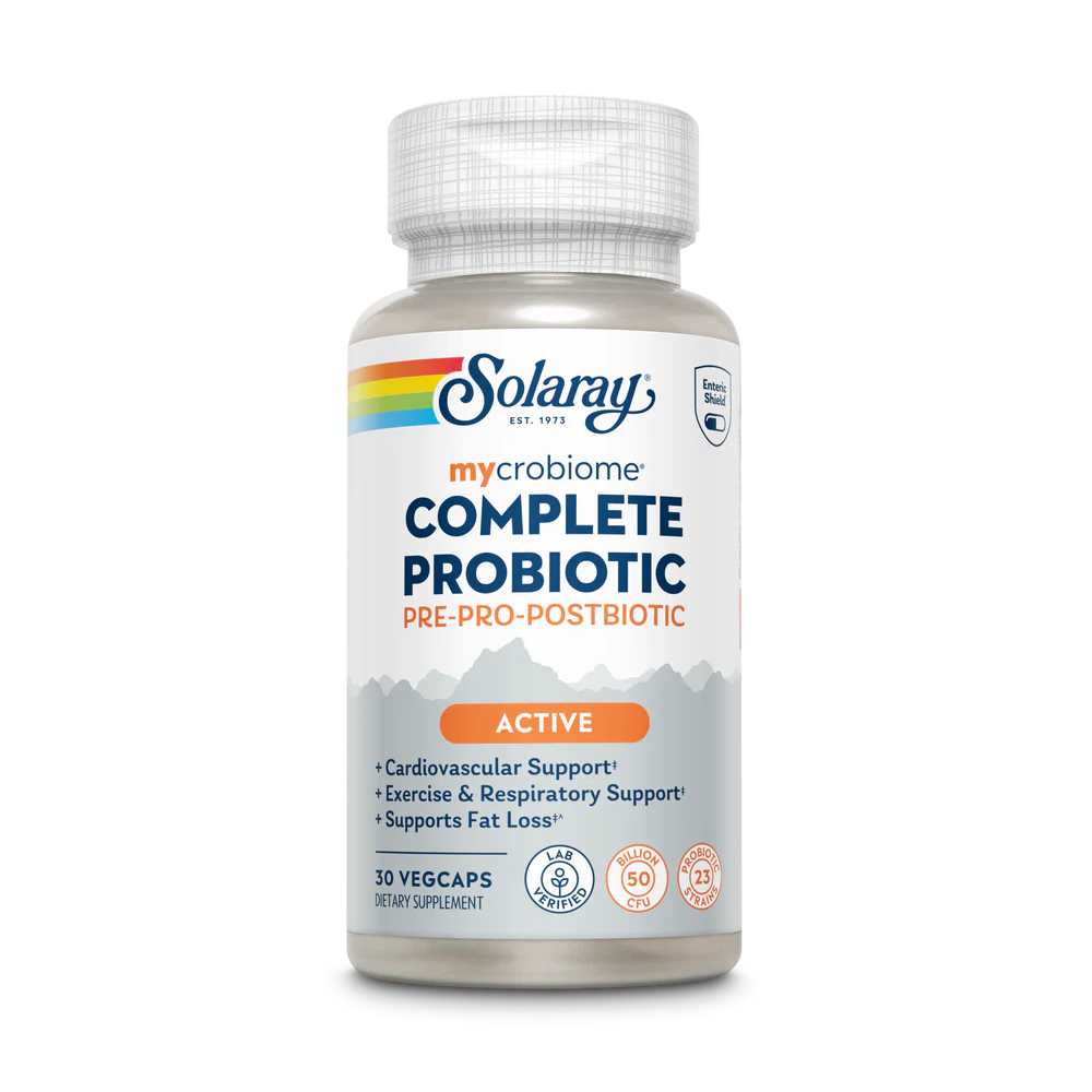 Solaray Mycrobiome Complete Probiotic Active 30 Caps